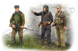 Фигуры солдат советские солдаты периода Афганской войны. Масштаб 1:35