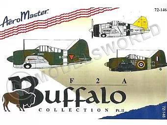 Декаль F2A Buffalo, часть 2. Масштаб 1:72 - фото 1