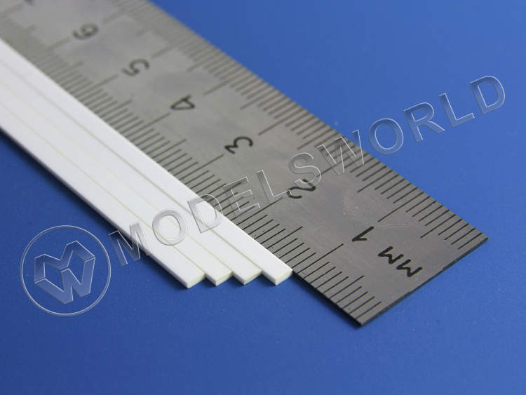 Полоска пластиковая для масштаба S, 0.8х2.4 мм, 10 шт - фото 1