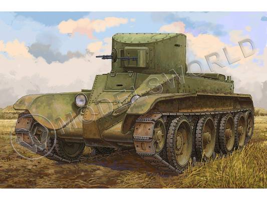 Склеиваемая пластиковая модель Советский танк БТ-2, поздний. Масштаб 1:35