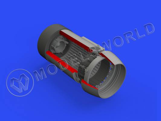 Дополнение для МиГ-23БН сопло двигателя, Eduard/Trumpeter. Масштаб 1:48