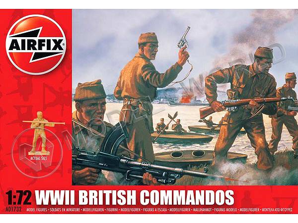 Фигуры British comandos WWII. Масштаб 1:72 - фото 1