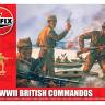 Фигуры British comandos WWII. Масштаб 1:72