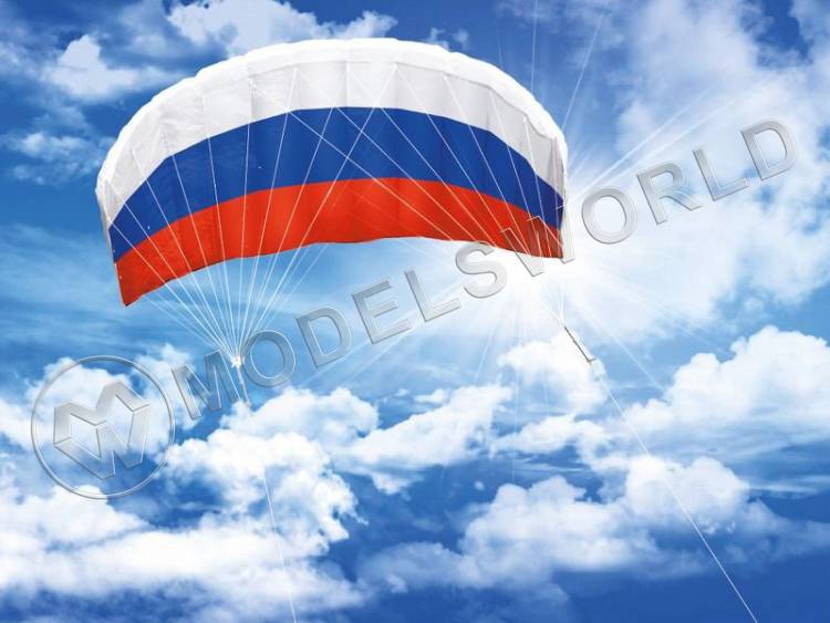 Управляемый воздушный змей скоростной парашют "Россия 200", 2000 х 850 мм - фото 1