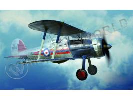 Склеиваемая пластиковая модель Истребитель Gloster Gladiator MK1. Масштаб 1:48