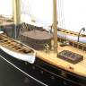 Готовая модель Императорской паровой колесной яхты "Штандарт" в футляре. Масштаб 1:100