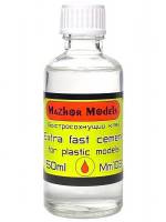 Клей модельный Mazhor Models супертекучий (Extra fast салатовый), стекло, 50 мл