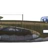 Склеиваемая пластиковая модель Американский средний бомбардировщик Норт Америкэн B-25C «Митчелл». Масштаб 1:72