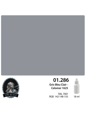Акриловая краска Jim Scale Gris-Bleu Clair — Celomer 1625, 18 мл