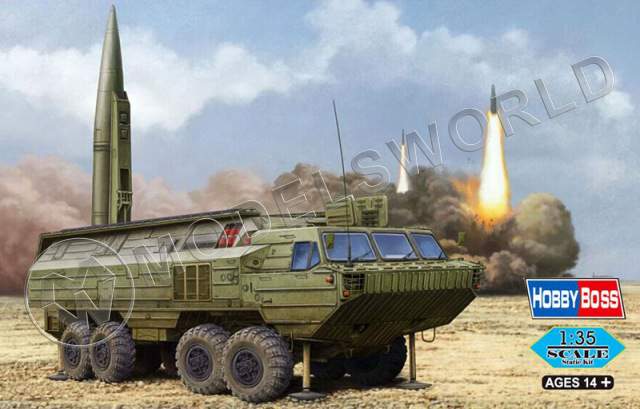 Склеиваемая пластиковая модель Мобильный ракетный комплекс SS-23 Spider Tactical Ballistic Missile. Масштаб 1:35 - фото 1