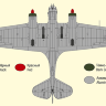 Склеиваемая пластиковая модель Советский фронтовой бомбардировщик СБ-2. Масштаб 1:72
