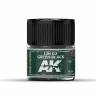 Акриловая лаковая краска AK Interactive Real Colors. IJN D2 Green Black. 10 мл