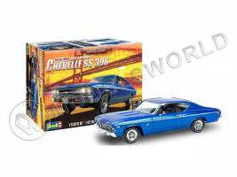 Склеиваемая пластиковая модель Автомобиль Chevrolet Chevelle SS 396, 1969 г. Масштаб 1:25