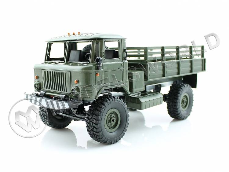 Радиоуправляемая модель WPL советский армейский грузовик (зеленая) 4WD 2.4G 1/16 KIT - фото 1