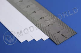 Полоска пластиковая для масштаба S, 0.8х4.8 мм, 9 шт