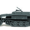 Немецкий бронетранспортер Sd.Kfz.251/1 Ausf.B "Ханомаг". Масштаб 1:100