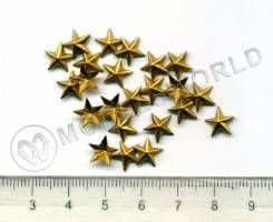 Декоративный элемент, звезда, 13 мм, металл 1 шт.