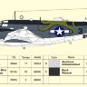 Склеиваемая пластиковая модель Американский морской ударный самолёт Локхид PV-1 «Вентура». Масштаб 1:72