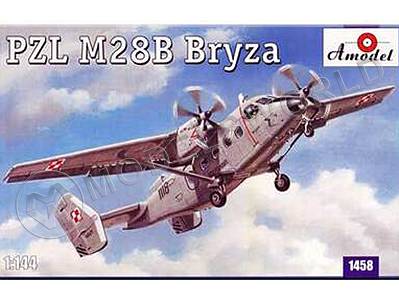 Склеиваемая пластиковая модель самолета PZL M-28B Bryza. Масштаб 1:144 - фото 1