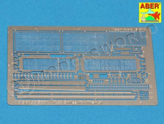 Фототравление Grilles for Russian tank T-55 also Tiran 5. Масштаб 1:35