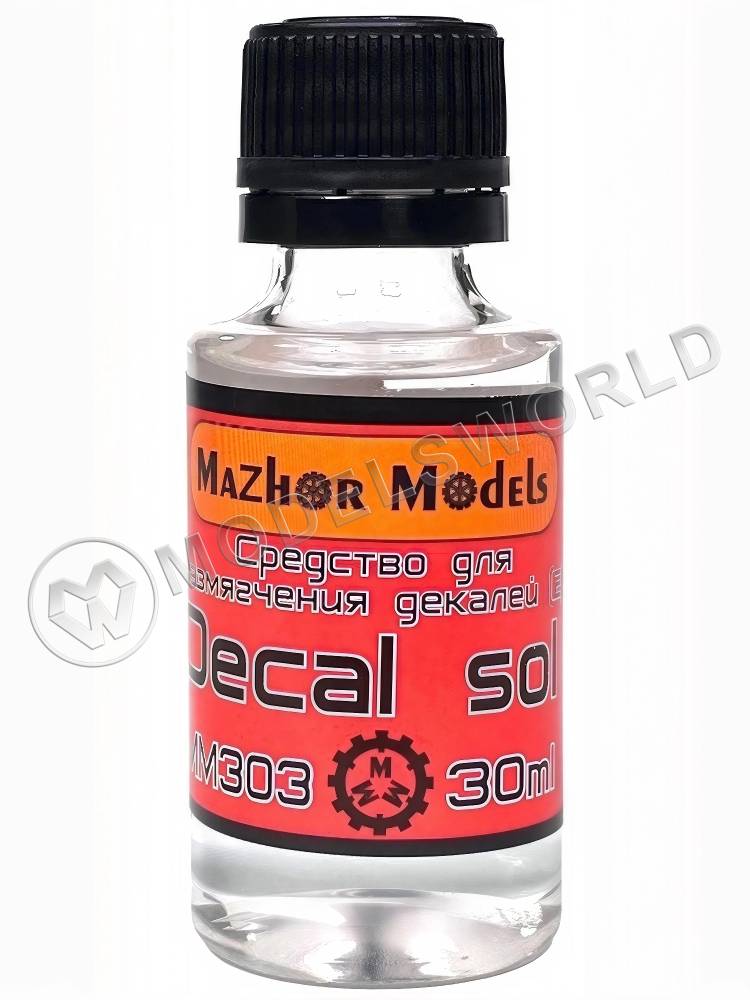 Средство для размягчения декалей Mazhor Models Клей, 30 мл - фото 1