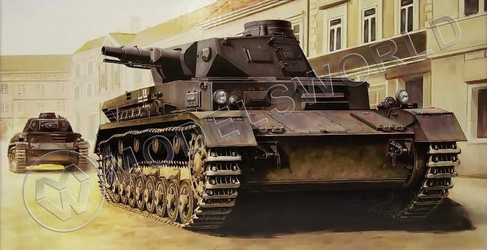 Склеиваемая пластиковая модель Немецкий средний танк Pz.Kpfw.IV Ausf C. Масштаб 1:35 - фото 1