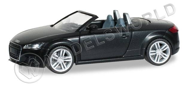 Модель автомобиля Audi TT Roadster, черный. H0 1:87