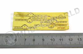 Петли руля 19х1.4 мм латунь 0.3 мм, 3 пары