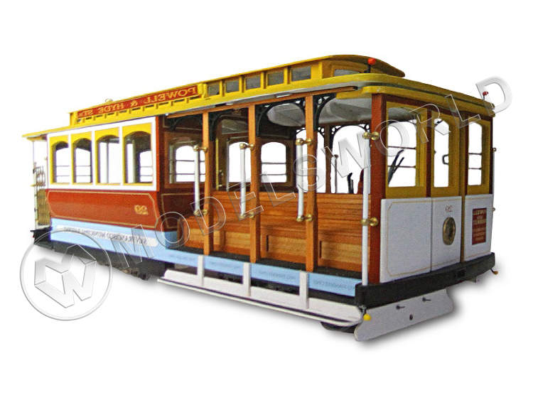 Набор для постройки модели канатного трамвая SAN FRANCISCO. Масштаб 1:22 - фото 1