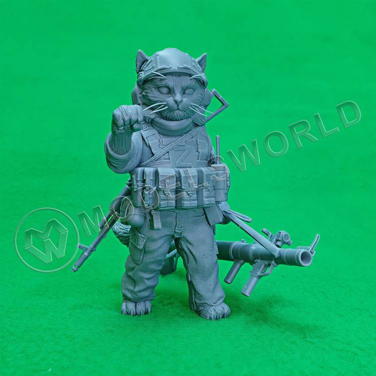 Фигурка "Кошачий спецназ: Семён". Масштаб 1:12 Фигурка "Кошачий спецназ: Семён". Масштаб 1:12 - фото 1