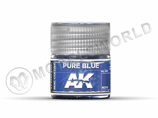 Акриловая лаковая краска AK Interactive Real Colors. Pure Blue. 10 мл