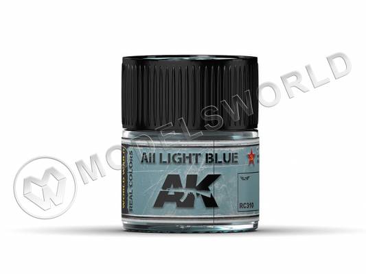 Акриловая лаковая краска AK Interactive Real Colors. AII Light Blue. 10 мл