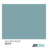 Акриловая лаковая краска AK Interactive Real Colors. AII Light Blue. 10 мл