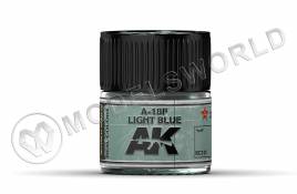 Акриловая лаковая краска AK Interactive Real Colors. A-18F Light Grey-Blue. 10 мл