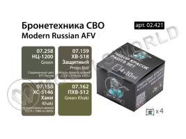 Набор спиртовых красок Jim Scale "Бронетехника СВО"