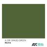 Акриловая лаковая краска AK Interactive Real Colors. A-19F Grass Green. 10 мл