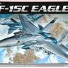 Склеиваемая пластиковая модель Самолета F-15C Eagle. Масштаб 1:72