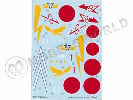 Декаль Ki-84 Hayate - Frank. Масштаб 1:48