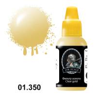 Акриловая краска Jim Scale Фильтр золото Clear gold, 18 мл
