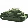 Склеиваемая пластиковая модель Советский средний танк Т-28 обр. 1936/1940 Масштаб 1:100