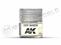 Акриловая лаковая краска AK Interactive Real Colors. Off White. 10 мл