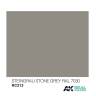 Акриловая лаковая краска AK Interactive Real Colors. Steingrau-Stone Grey RAL 7030. 10 мл