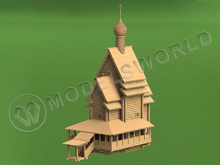 Набор для постройки модели Георгиевская церковь. Масштаб 1:72 - фото 1