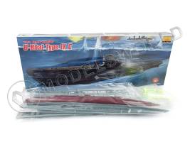 Склеиваемая пластиковая модель Немецкая подводная лодка U-511. Масштаб 1:700