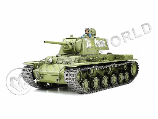 Склеиваемая пластиковая модель Советский тяжелый танк КВ-1, образца 1941 г. Масштаб 1:35