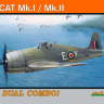 Склеиваемая пластиковая модель самолета Hellcat Mk.I/Mk.II. DUAL COMBO. ProfiPACK. Масштаб 1:48