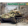 Склеиваемая пластиковая модель Немецкий танк Panther Ausf.G с рабочими траками. Масштаб 1:35