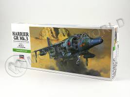 Склеиваемая пластиковая модель Самолет Harrier Gr. Mk.3. Масштаб 1:72