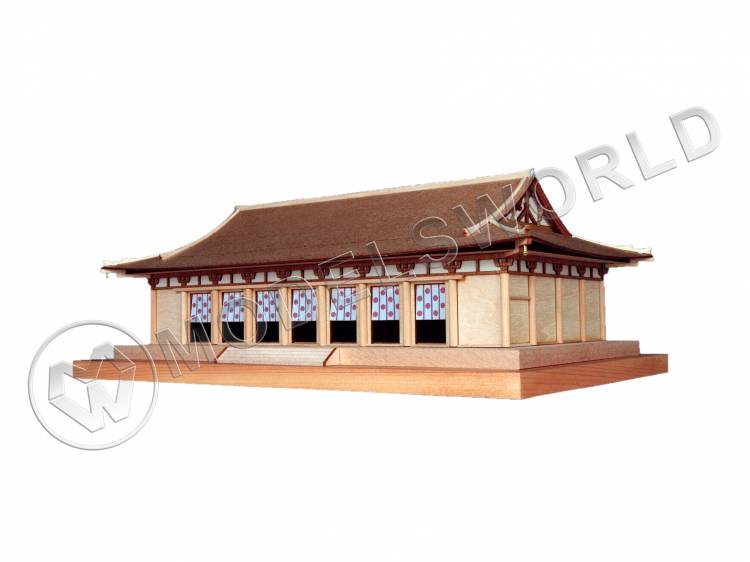 Набор для постройки модели Павильон храма Horyu-Ji. Масштаб 1:150 - фото 1