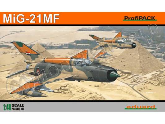Склеиваемая пластиковая модель самолета MiG-21MF. ProfiPACK. Масштаб 1:48